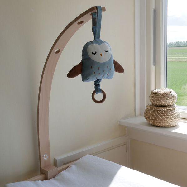 Ugla Owl Musical Toy, blue, Franck & Fischer