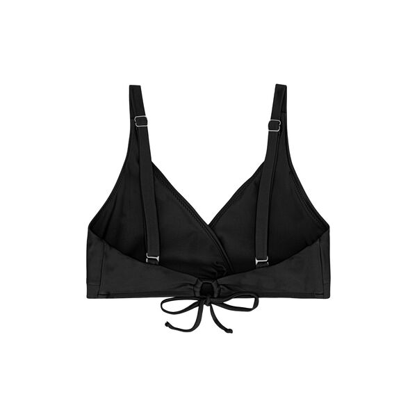 Istana Draped Bikini Top, black, Cartel Copenhagen