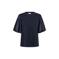 MMDuba O-SS Satin Sweatshirt, salute navy, MOS MOSH