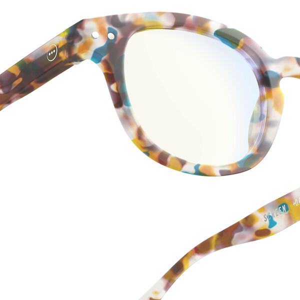 #C READING SCREEN glasögon, blue tortoise, IZIPIZI