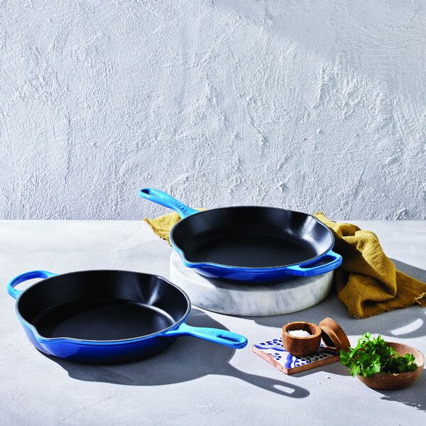 Signature gjutj&auml;rn stekpanna &Oslash; 23 cm, azure blue, Le Creuset