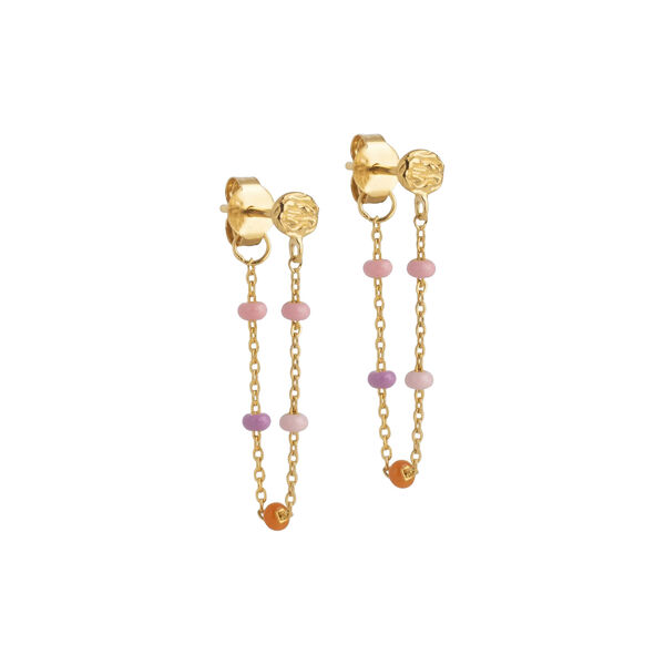 Lola örhängen, gold/blush Lola örhängen, gold/blush, ENAMEL Copenhagen