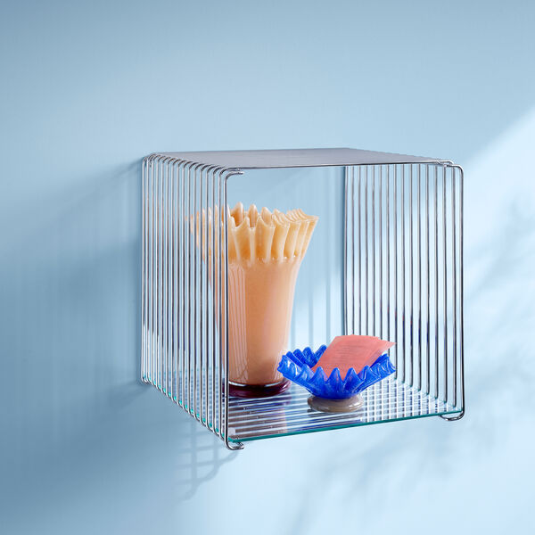 Panton Wire inl&auml;ggningshylla, 99 glass, Montana Furniture