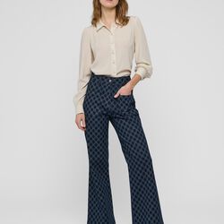 JuliannaDEA Trousers Flared, grand kudibal midnight, Dea Kudibal