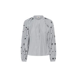 KBEgoni Blouse, ombre blue stripe, Karen by Simonsen