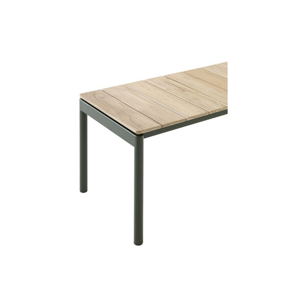 Ville AV27 Outdoor Bench, bronze green, &Tradition