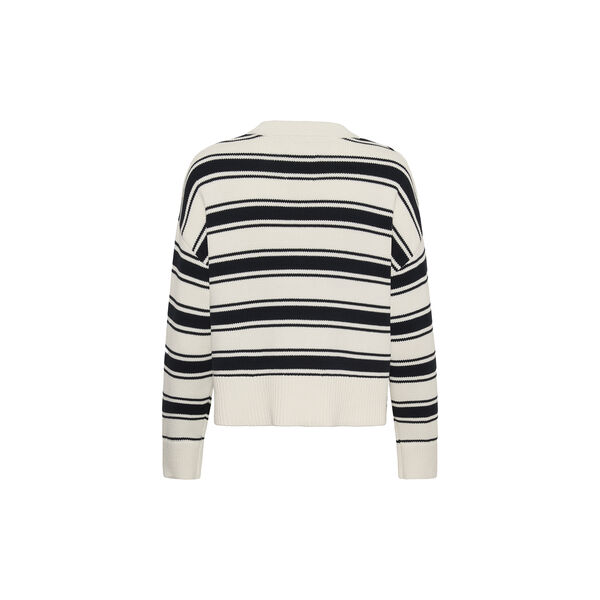 SerafinePW Pullover, dark navy trio stripe, Part Two