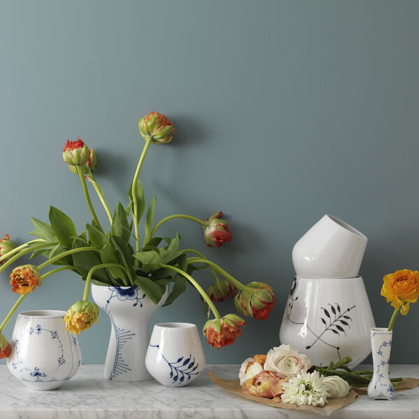 Blue Fluted Mega vas, 15 cm, Royal Copenhagen