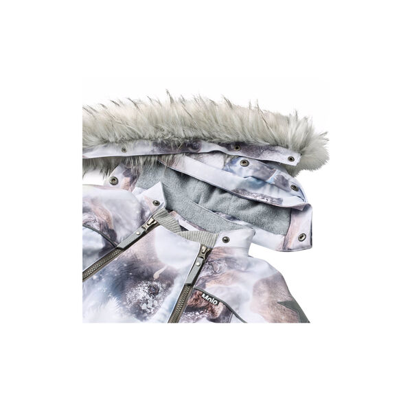 Pyxis Fur snöoverall, bison, Molo