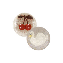 Bouncing Ball Set, cherry/swan, Konges Sl&oslash;jd