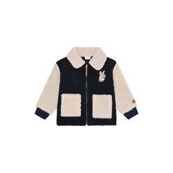 HCErik Teddy Fleece Jacket, more navy, Hust & Claire