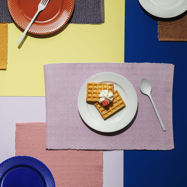 Herringbone Bordstablett 43x30 cm lila, Lyngby Porcel&aelig;n