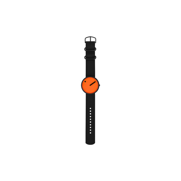 PICTO armbandsur, signal orange/matt black/manta ray black, PICTO