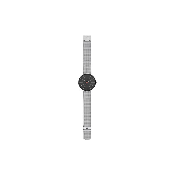 Bankers armbandsur, grey/steel Bankers armbandsur, grey/steel, Arne Jacobsen Watches