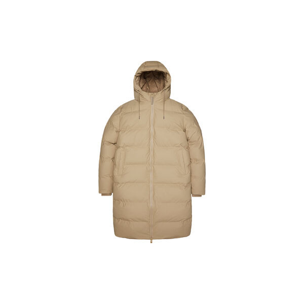 Alta Long Puffer Jacket, sand, Rains