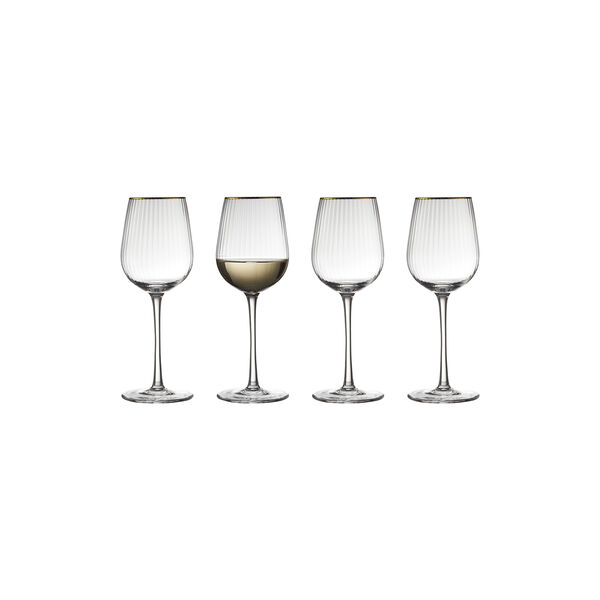 Palermo Gold vitvinsglas 4 st., Lyngby Glas