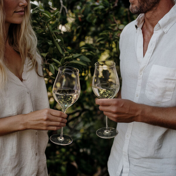 Notes Vitvinsglas 2 st, Holmegaard