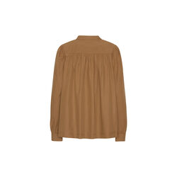 Shirt With Gather, brandy, Ilse Jacobsen Hornbæk