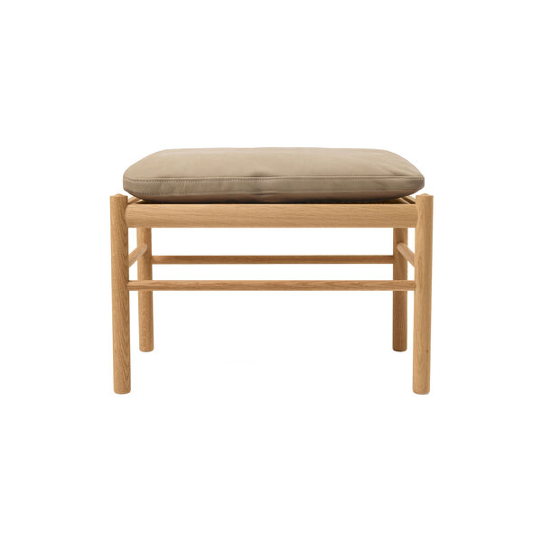 OW149F Footstool, Marble 20366, Carl Hansen & Søn
