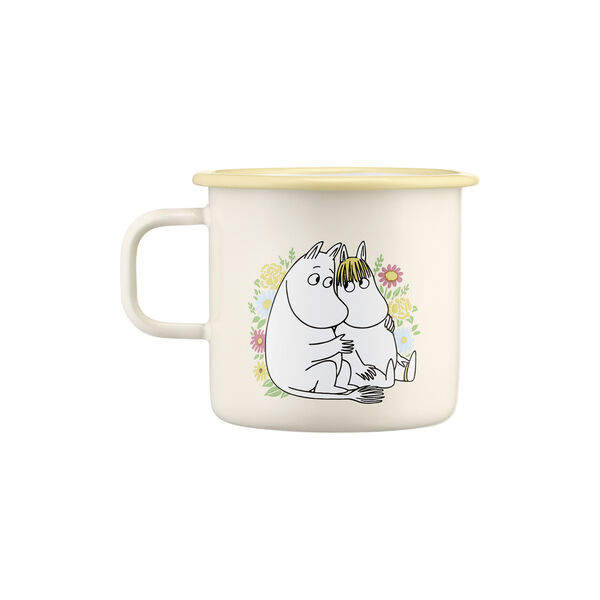 Mumin emaljmugg blommor, Muurla