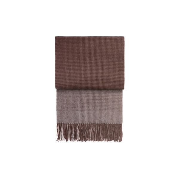 Horizon pläd, plum, ELVANG