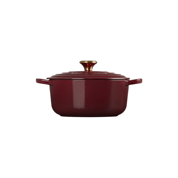 Signature gjutj&auml;rn rund gryta &Oslash; 20 cm, garnet, Le Creuset