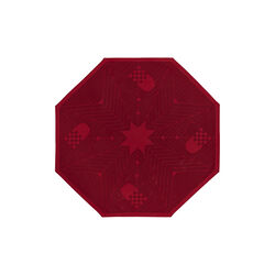 CHRISTMAS TRADITIONAL julgransmatta, deep red, Georg Jensen Damask