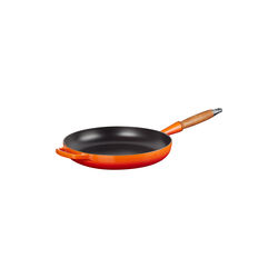 Signature stekpanna med trähandtag Ø 28 cm, volcanic, Le Creuset