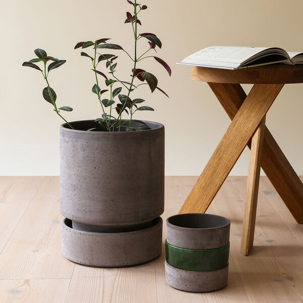 Hoff RAW kruka, grey, Bergs Potter