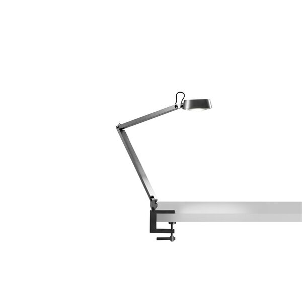 DARK T1 bordslampa, titanium, LIGHT-POINT