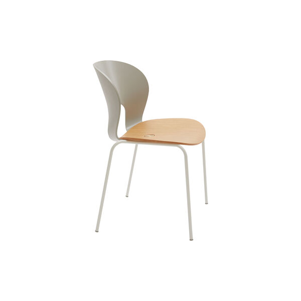 &Oslash; Chair matbordsstol, ek/vit/gr&aring;, Magnus Olesen Design