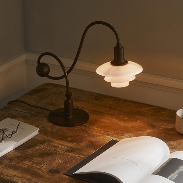 PH 1/1 Piano Table Lamp Limted Edition, dusty terracotta, Louis Poulsen