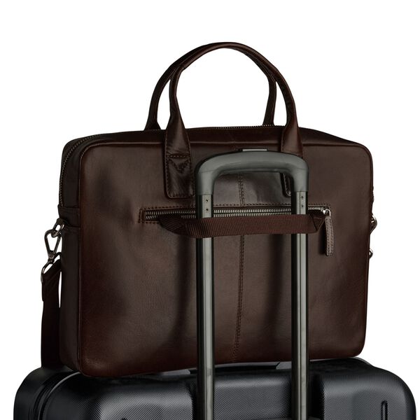 KnoxMBG Laptop Bag, espresso brown, Markberg