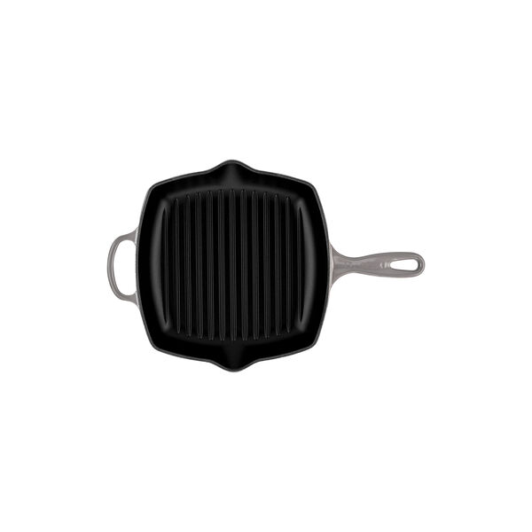 Signature gjutj&auml;rn kvadratisk grillpanna 26 cm, flint, Le Creuset