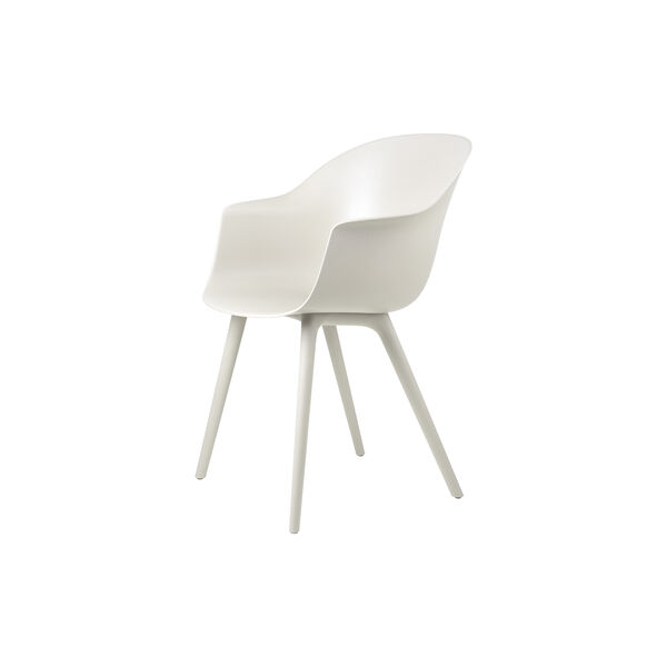 Bat Dining Chair Outdoor, alabaster white, GUBI