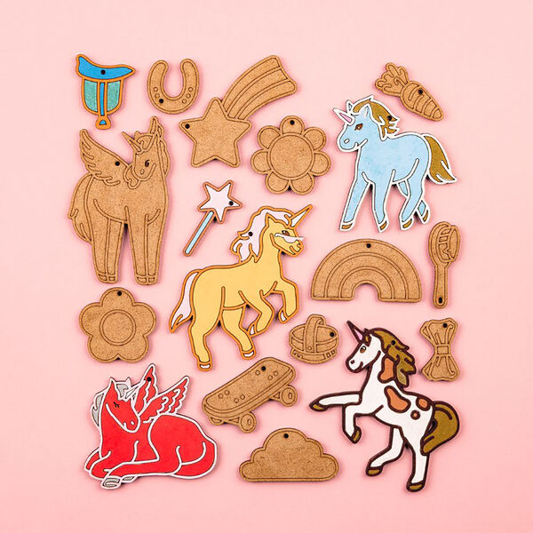 Unicorn Wooden Toy | Rainbow Friends, Crateit