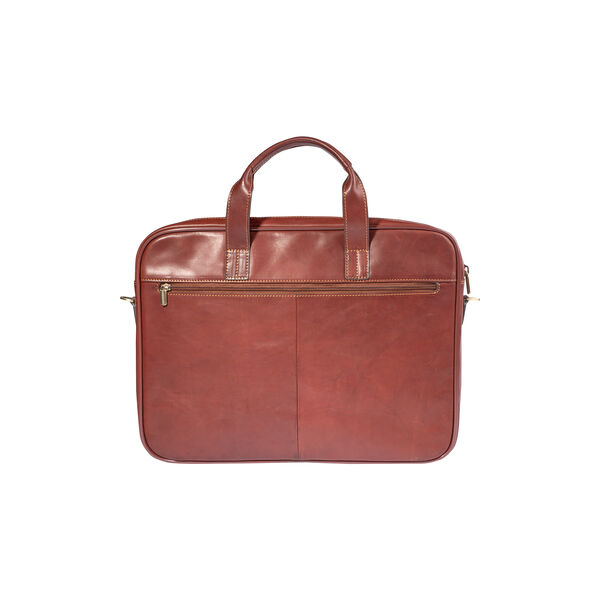1 Compartment Laptop Bag, dark brown 1 Compartment Laptop Bag, dark brown, Tony Perotti
