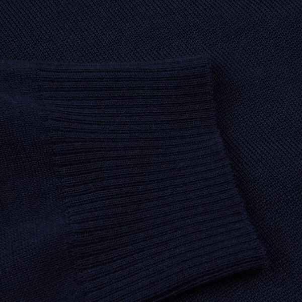 Sweater Knitted Half Zip Merino Wool, navy Sweater Knitted Half Zip Merino Wool, navy, Stenströms