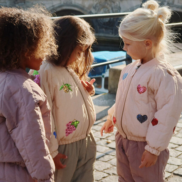 Juno Sequin Bomber Jacket, frapp&eacute;, Konges Sl&oslash;jd