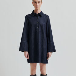 Dera Denim Tunic Dress, dark blue denim Dera Denim Tunic Dress, dark blue denim, Second Female