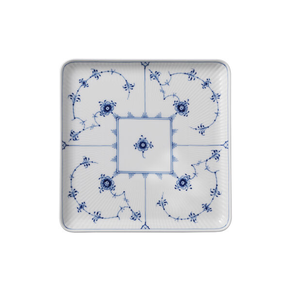 Blue Fluted Plain tallrik, 20 cm, Royal Copenhagen