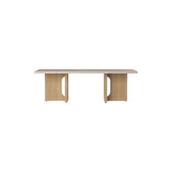 Androgyne Lounge Table | Natural Oak/Kunis Breccia, Audo Copenhagen