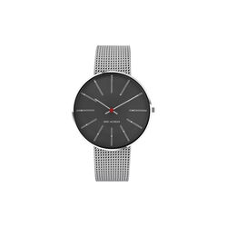 Bankers armbandsur, grey/steel, Arne Jacobsen Watches