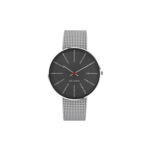 Bankers armbandsur, grey/steel Bankers armbandsur, grey/steel, Arne Jacobsen Watches