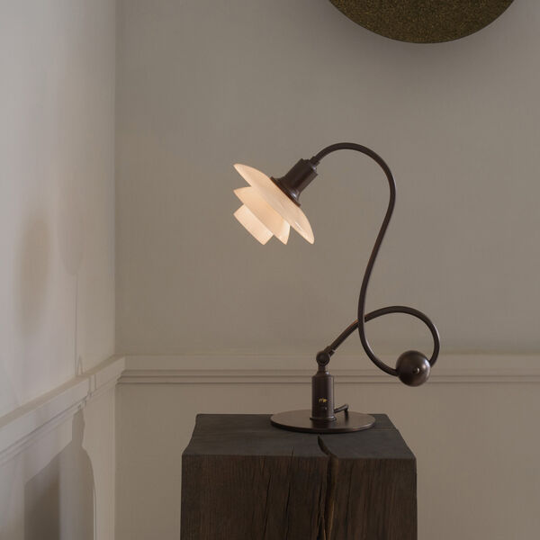 PH 1/1 Piano Table Lamp Limted Edition, dusty terracotta, Louis Poulsen