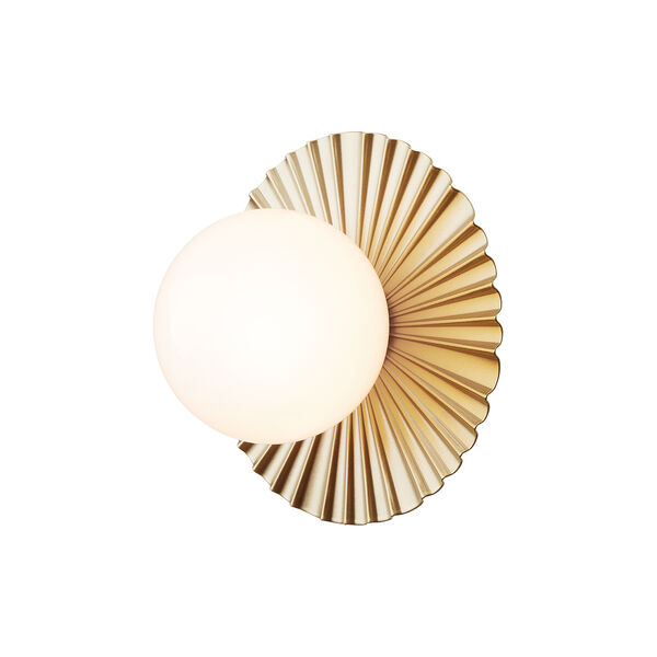 Liila Muuse Small Ceiling Lamp, nordic gold/opal, Nuura