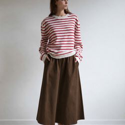 AGNES SKIRT, brown, Studio Feder