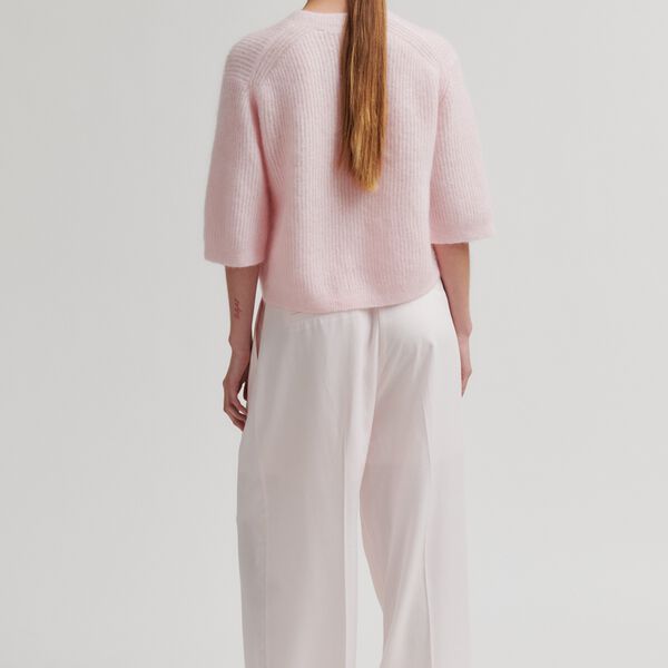 Andrea Knit Rib Cardigan, crystal pink, Second Female