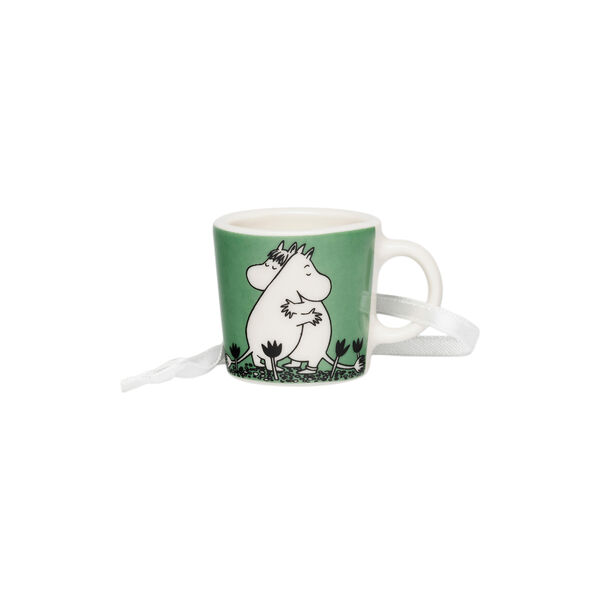 Mummy mini mugg K&auml;rlek, pinkgreen, Moomin Arabia