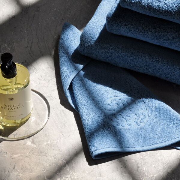 DAMASK TERRY ansiktshandduk, bright blue, Georg Jensen Damask
